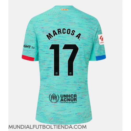 Camiseta Barcelona Marcos Alonso #17 Tercera Equipación Replica 2023-24 mangas cortas
